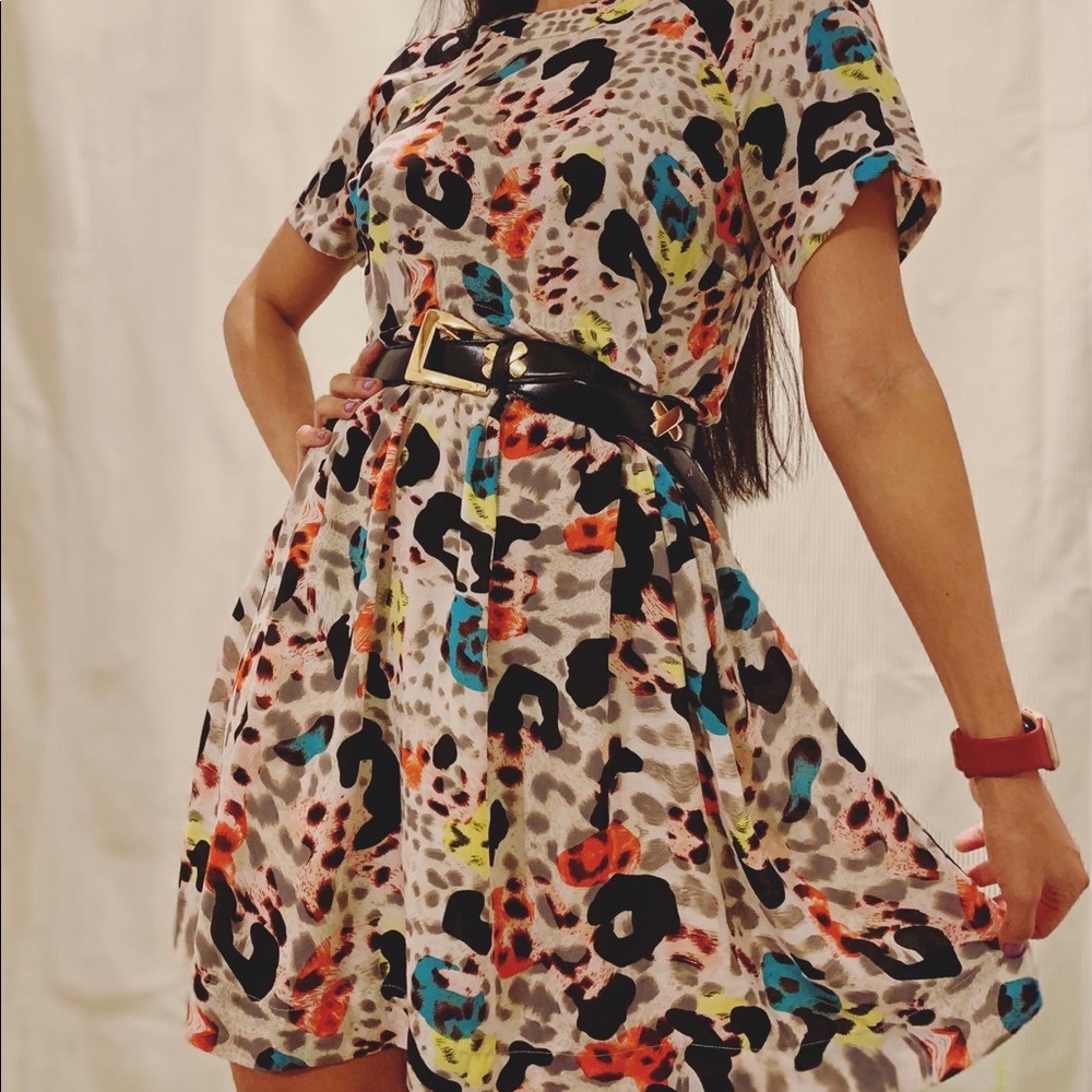 TopShop Animal Print Dress